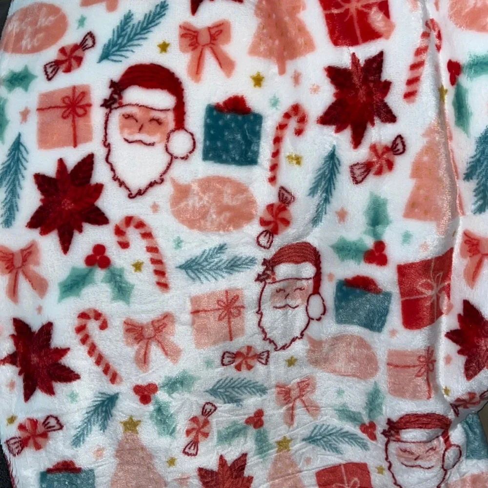 Artisan Christmas Plush Throw